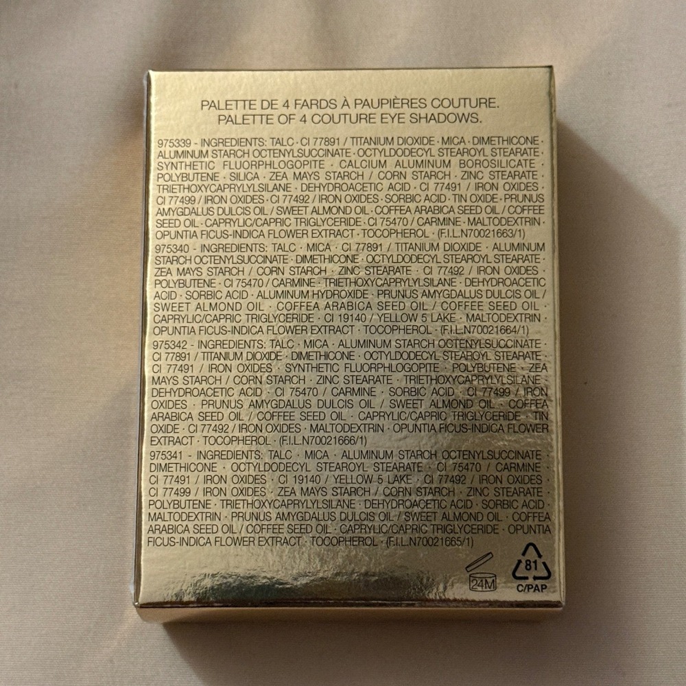 YSL Couture Mini Clutch 600 Spontini Lilies Eyeshadow Palette Brand New in Box - Picture 3 of 3
